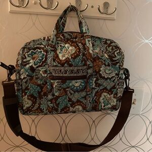 Vera Bradley Java Blue Laptop Bag